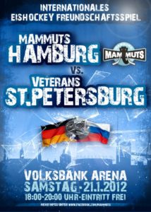 Plakat Mammuts vs. St.Petersburg Veterans-st petersburg
